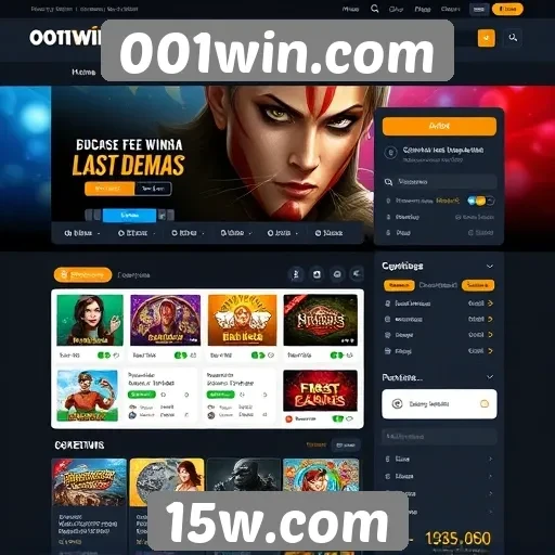 Análise da interface do usuário no 001win.com